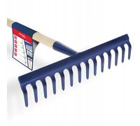 Kadax Râteau large à tête renforcée en métal – balai à feuilles, 14 dents