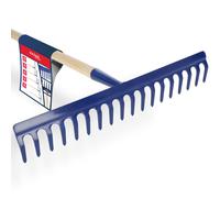 Râteau KADAX, râteau large avec tête renforcée, balai à feuilles en métal