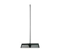 Râteau niveleur de pelouse Râteau de nivellement pelouse Robuste 75 cm, Outil économique for Jardin, Terrain Golf, Gadget Facile(Black)