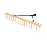 Râteau plastique sans manche Kerbl Jaune 16/12 dents