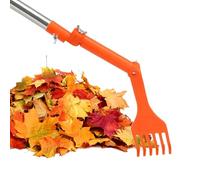 Râteau pour Gouttières | Réglable Portable Longue Portée,Brosse Et Râteau pour Gouttières Et Feuilles De Toit - pour Allée Cour Toit Sol Pelouse Drain Jardin Enlèvement Feuilles Entretien