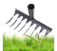 Râteau pour l' , Râteau pour jardin lourd,Extracteur de jardin de toit de chaume de pelouse - Accessoires de jardin Outils à main creuser manuel, pelouse, ameublissement du sol, agriculture