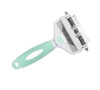 Râteau pour sous-poils de chien - Outil pour démêler les poils longs, râteau multifonction antidérapant pour mue, massage, nettoyage, salle de bain, voyage et maison pour animaux de compagnie