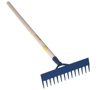 Râteau racloir à béton 14 dents emmanché droit 150 cm OUTILS PERRIN 514114