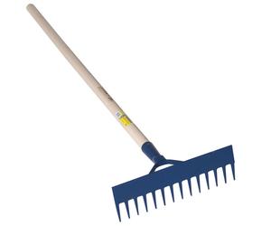 Râteau racloir à béton 14 dents emmanché droit 150 cm OUTILS PERRIN 514114