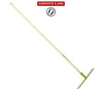 Râteau soudé 14 dents droites manche 150cm - Kiwi