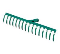 Râteau soudé dents courbes Cap Vert - Sans manche 16 dents