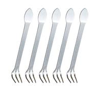 Râteaux à bonsaï de 24,1 cm pour lisser le sol dans les endroits étroits Main de jardin en acier inoxydable Petit outil de jardinage Racine en acier inoxydable