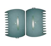 Râteaux de feuilles de feuilles - Outils de nettoyage du jardin, griffes de ramassage de pelouse | 13,4 * 10,2 pouces RACKES DE LA LEAGES DU RUSTURS LEVRES, Nettoyage de cour de grande capacité, outil