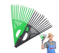 Râteaux Destinés aux Pelouses | Outil de Jardinage Ergonomique et Portable | Râteau Déchaumeur pour Pelouse | pour Terrasses, Cours, Porches, Cours, Balcons, Terrasses, Allées Et