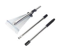 Râteaux pour Jardinage,Outils De Jardinage Portables Ergonomiques,Râteaux À Gazon, Les Outils À Main - pour Niveler Nettoyer Désherber Ameublir Le Sol Pelouse Haie Cour Jardin Arrière-Cour