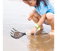 Râteaux pour Jardinage,Râteau à Griffes à 5 Dents et Cultivateur | Outil Manuel de Cultivateur et Bêche avec Poignée Ergonomique pour Désherbage Sol Terre Sable Jardin Jardinage Extérieur Paysage