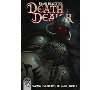 Rated Comics acrylic backer included with Frank Frazetta's Death Dealer #15 Vol. 3 Main Cover by Greg Staples