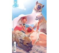 Rated Comics acrylic backer sleeved with Multiversity: Harley Screws up the DCU #5 ‘Helene Lenoble Swimsuit Card Stock Variant’ Cover