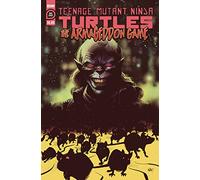 Rated Comics acrylic backer sleeved with Teenage Mutant Ninja Turtles (TMNT): The Armageddon Game - Pre-Game ‘One Shot’ Adam Gorham Cover