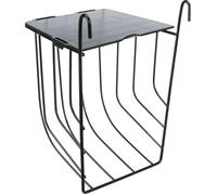 Porte-Foin Suspendu, 13 × 18 × 12 cm, Noir