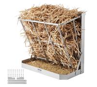 Râtelier à foin mangeoire à céréales et à foin 2 en 1 pour moutons 179,5 L