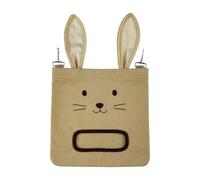Râtelier à Foin pour Lapin Distributeur de Foin Suspendu avec Sac de