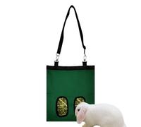 Râtelier À Foin pour Lapin - Distributeur D'Pour Hamster avec 2 Orifices,Organisateur d'avec Tissu Oxford 600D pour Cage de Chinchilla Hamster et Lapin