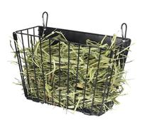 Râtelier à Foin pour Lapin - Rangement de Nourriture Pliable avec Crochet | Support à Foin avec Structure Métallique,pour Alimentation Animaux de Compagnie Maison Cage Mur