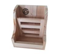 Râtelier à Foin pour Lapins,Râtelier À Foin Lapin 2 en 1 Cadre en Paille en Bois Bol À Aliments pour Cochon pour Lapins,Cochons d'Inde,Chinchilla,Hamster,Petits