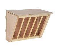 Kerbl – Râtelier à foin beige 37×17×20 cm, bois non traité, protection contre salissures