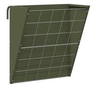 Râtelier à foin suspendu - vidaXL - Vert olive - 61x33x66 cm - Acier laminé à froid - Résistant aux intempéries