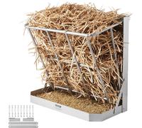 VEVOR Râtelier à foin mangeoire à céréales et à foin 2 en 1 pour moutons 179,5 L