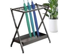 Râtelier À Parapluies Range-Parapluies Intérieur 18 Grilles avec Support