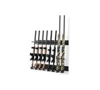 Râtelier d'armes mural 8 Emplacements Acier au carbone PVC