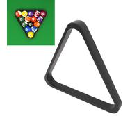 Râtelier de billes pour table de billard en bois de pin noir 57,2 mm, triangle pour 9 billes
