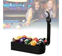 Râtelier D'entraînement De Billard Pro, Entraîneur De Compétences De Billard & Lanceur De Billes, Support De Billes De Billard Imprimé en 3D, Peut Contenir 15 Billes, Aide à La Pratique Black