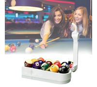 Râtelier D'entraînement De Billard Pro, Entraîneur De Compétences De Billard & Lanceur De Billes, Support De Billes De Billard Imprimé en 3D, Peut Contenir 15 Billes, Aide à La Pratique White