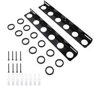 Râtelier Pelle Camion - Organisateur 6 Outils, Support Résistant | Support Pelle et Équipement avec Grommets pour Camion, Plateau Pickup, Garage, Atelier, Extérieur