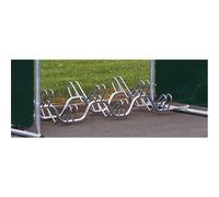 Râtelier Range 6 Vélos Au Sol Sur 2 Niveaux Mottez B134v