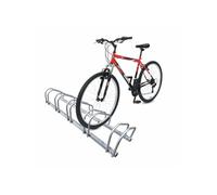 vounot® Râtelier Vélo 4 Vélos Range Vélo Système Range Vélo Rangement pour Vélo Support pour Bicyclette Sol ou Mural en Acier Revêtu Support de Rangement Vélo Jardin ou Garage Râtelier Familial