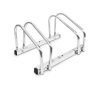 Relaxdays Râtelier de vélo 10013778 – Argenté, mixte adulte, standard