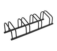 Râtelier Vélo, Support de Rangement Vélo Support pour Bicyclette Porte-vélos pour 4 vélos noir acier