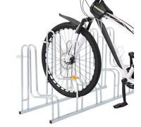 Râtelier Vélo, Support de Rangement Vélo Support pour Bicyclette pour 5 vélos acier galvanisé