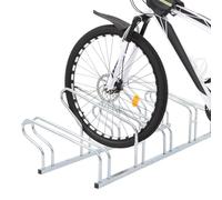 Râtelier Vélo, Support de Rangement Vélo Support pour Bicyclette pour 5 vélos acier galvanisé