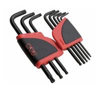 Râteliers de 8 clés torx, tête sphérique, T9 à T40, 66-R8ALZ SAM OUTILLAGE