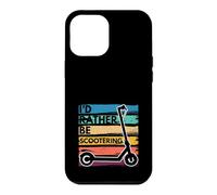 Rather Be Scootering Trottinette électrique Vintage Coque pour iPhone 12 Pro Max