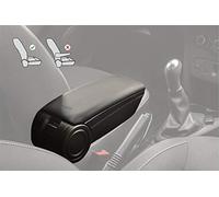 RATI ARMSTER 3 accoudoir montage sur siège compatible avec DACIA DUSTER 2018- sans accoudoir original [noir,cuir végétalien]