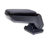 Rati Armster S Accoudoir adapté pour RENAULT 5 E-TECH 2024- / NISSAN MICRA 2025- [noir,tissu] avec rangement pouvant être installé ultérieurement