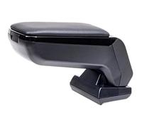 RATI ARMSTER S Accoudoir adapté pour RENAULT CAPTUR 2013-2017 /CLIO 2013-2019 [noir,cuir végane] avec rangement pouvant être installé ultérieurement