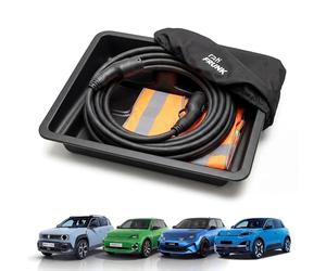 Rati Frunk Compatible avec Renault 4 E-Tech 2025-/5 E-Tech 2024-/Nissan Micra 2025-/Alpine A290 2024- |Espace de Rangement Frontal pour Le câble de Chargement et Les Accessoires. Fixation Solide