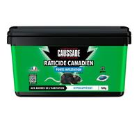 Raticide Canadien Pat'Appât Fortes Infestations - CAUSSADE - 72 pâtes - Lieux Secs & Humides - CARPT720