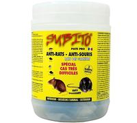 Raticide Professionnel Puissant 150g - Élimination Rapide des Rats et Souris - Appât/Poison Haute Appétence Foudroyant - Utilisation Intérieure et Extérieure - Anti Rongeur/ Mort aux rats Efficace