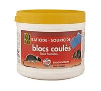 Raticide, souricide bloc coulé 240g