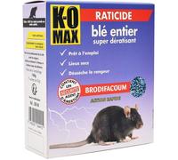 Raticide Souricide,Grain Brodifacoum,Contre les Rats,Grenier & Charpente,Blé entier,Super dératisant,Prêt à l'emploi,Action rapide